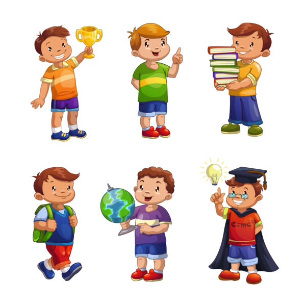 Transparent International Children's Day Cartoon Child Playing with kids for Children's Day for International Childrens Day