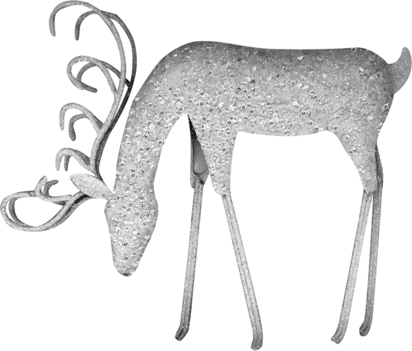 Transparent Reindeer Deer Moose for Christmas