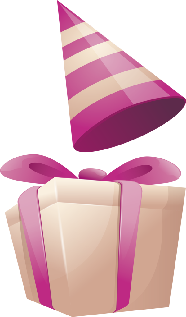 Transparent Gift Birthday Pink Angle for Christmas