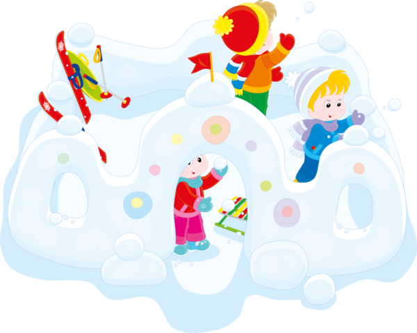 Transparent Snow Fort Child Snow Snowman Play for Christmas