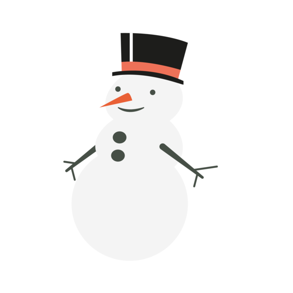 Transparent Snowman Scarf Winter Christmas Ornament for Christmas