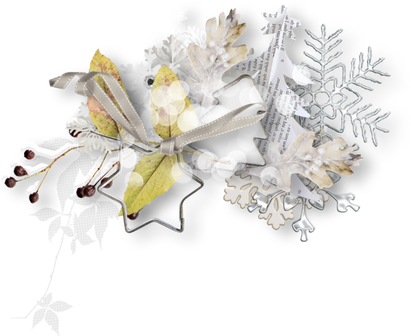 Transparent Ribbon Christmas Scrapbooking White Flower for Christmas