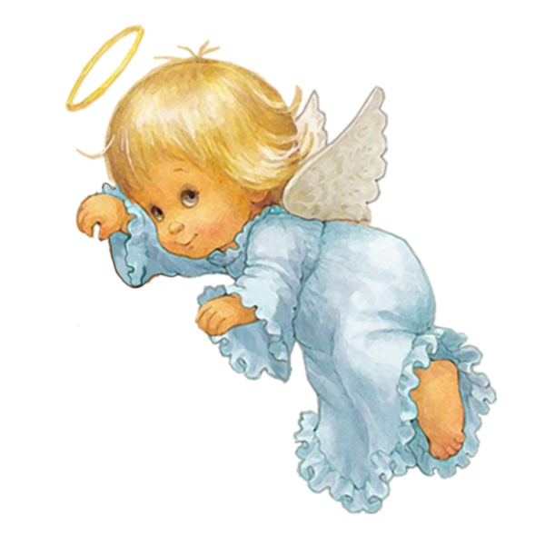 Transparent Cherub Angel Guardian Angel Infant for Christmas
