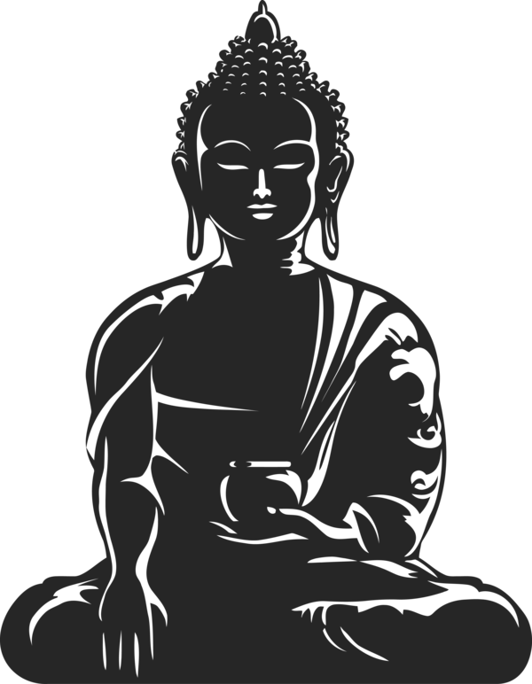 Transparent Bodhi Day Meditation Hairstyle Sitting for Bodhi for Bodhi Day