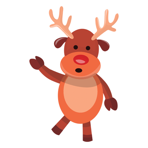 Transparent Rudolph Reindeer Drawing Deer for Christmas