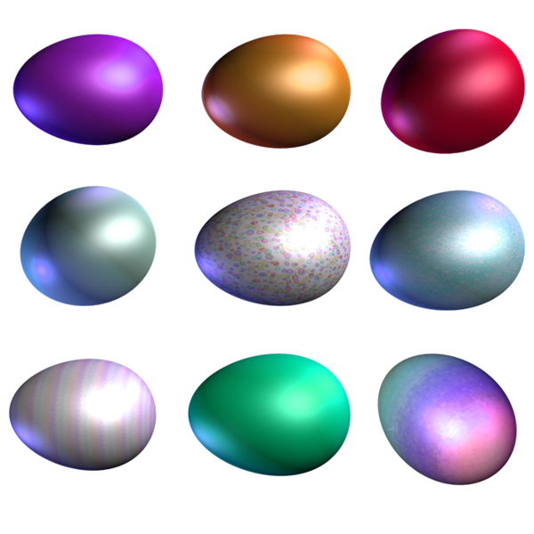 Transparent Christmas Easter Egg Raster Graphics Purple Sphere for Easter