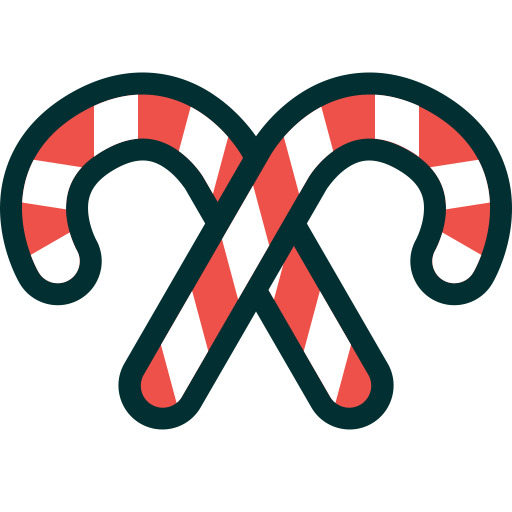 Transparent Candy Cane Candy Christmas Area Text for Christmas