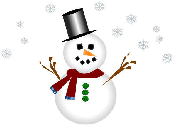 Transparent Snowman Animation Drawing Christmas Ornament for Christmas