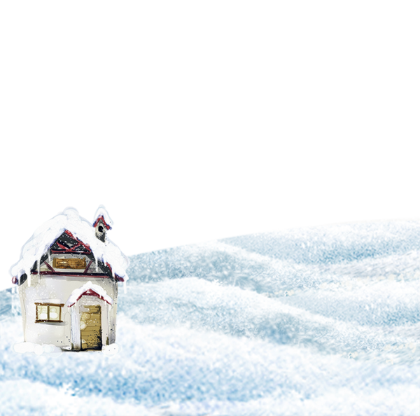Transparent Christmas Snow House Winter Freezing for Christmas