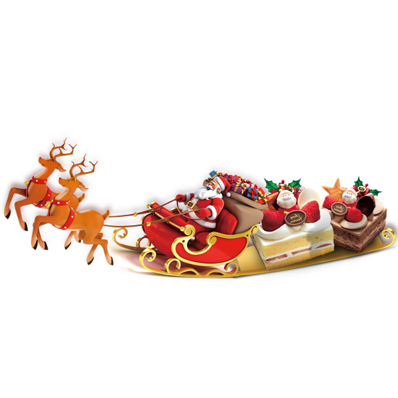 Transparent Santa Claus Reindeer Christmas Shoe for Christmas