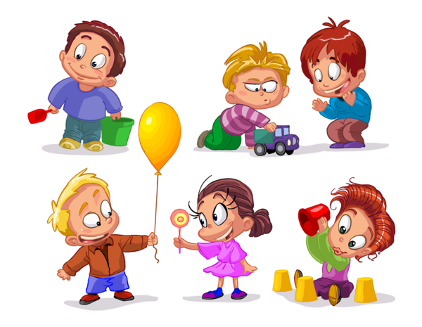Transparent International Children's Day Cartoon Sharing Playing with kids for Children's Day for International Childrens Day