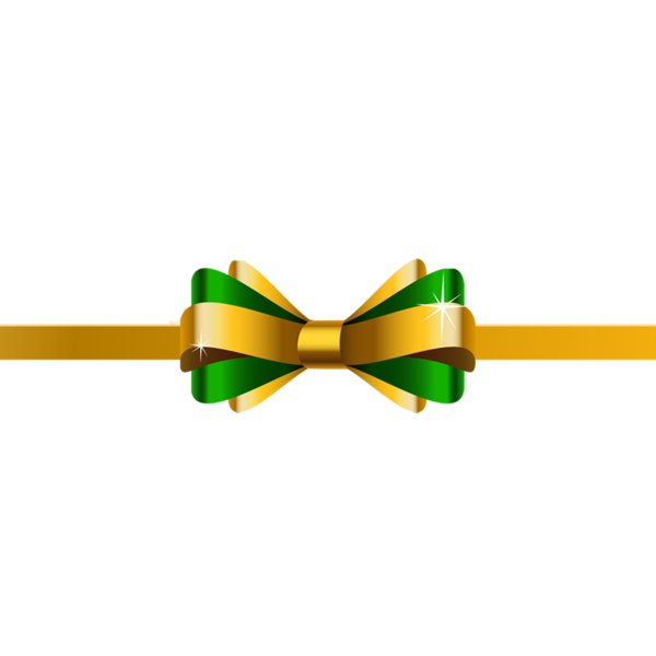 Transparent Shoelace Knot Gold Christmas Bow Tie Symmetry for Christmas