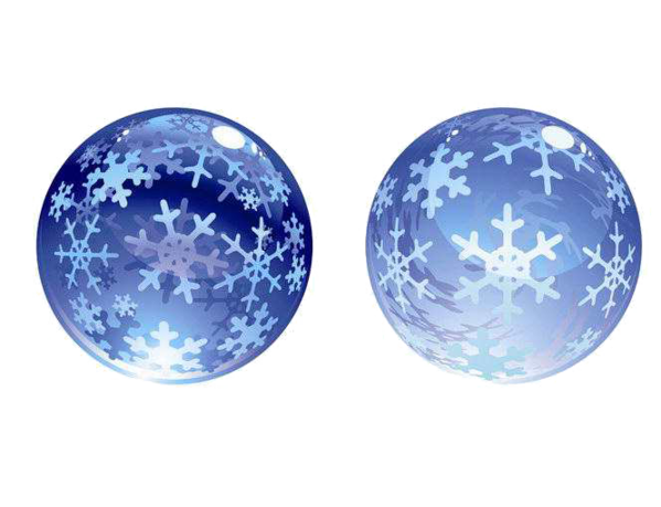 Transparent Globe Snow Globe Snow Blue Sky for Christmas