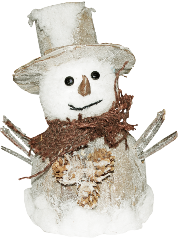 Transparent Snowman Snow Winter Christmas Ornament for Christmas