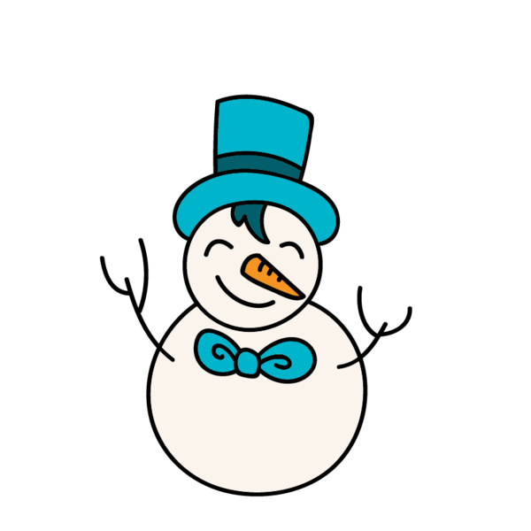Transparent Snowman Drawing Christmas Area for Christmas