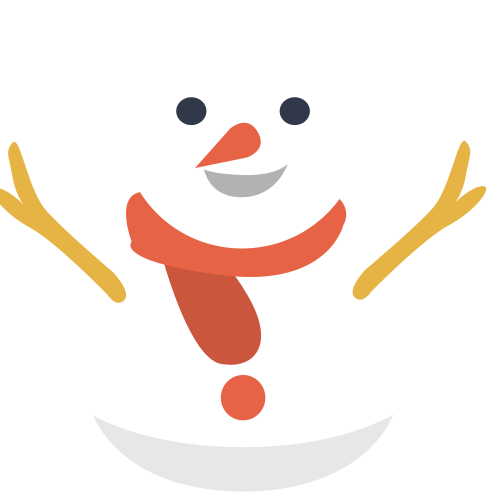 Transparent Snowman Christmas Snow Smiley for Christmas