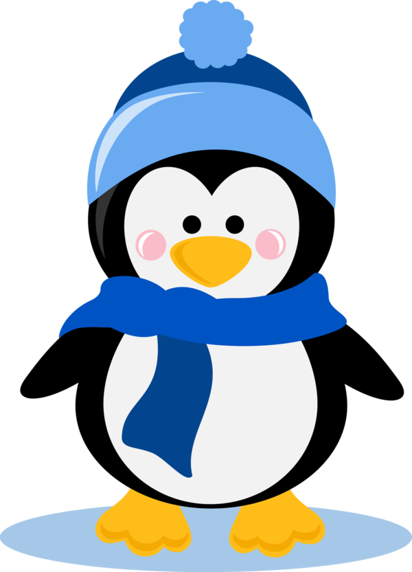 Transparent Penguin Little Penguin Cartoon Bird for Christmas