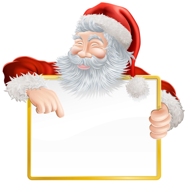 Transparent Santa Claus Christmas Cartoon Facial Hair Finger for Christmas