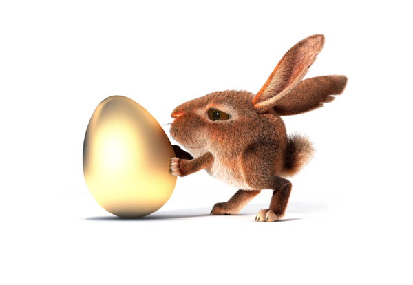 Transparent Easter Bunny Easter Rabbit Hare for Easter