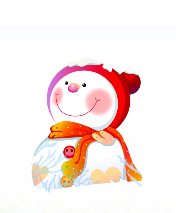 Transparent Snowman Snow Software Christmas Ornament for Christmas