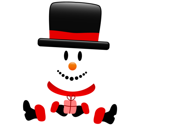 Transparent Santa Claus Snowman Hat Technology for Christmas