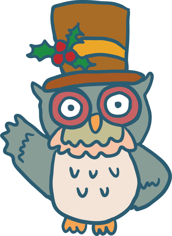 Transparent Owl Bird Christmas Beak for Christmas