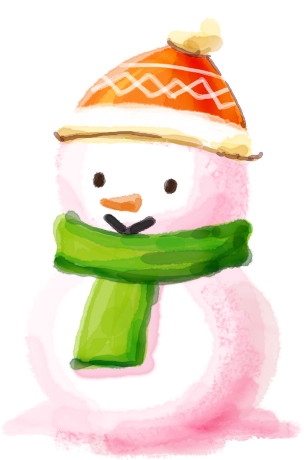 Transparent Snowman Snow Winter Food for Christmas
