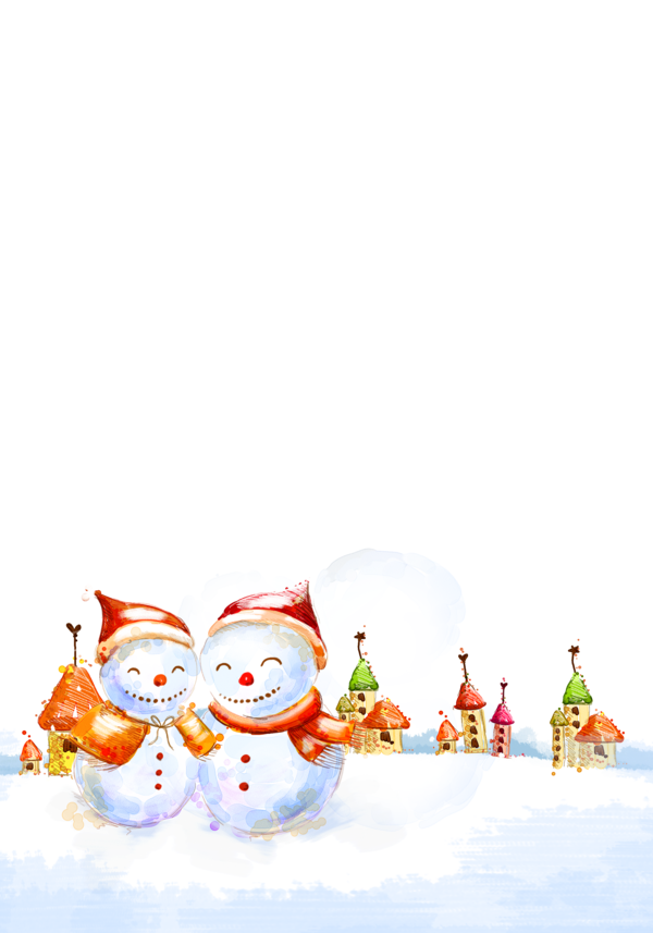 Transparent Snowman Christmas Winter Flightless Bird for Christmas
