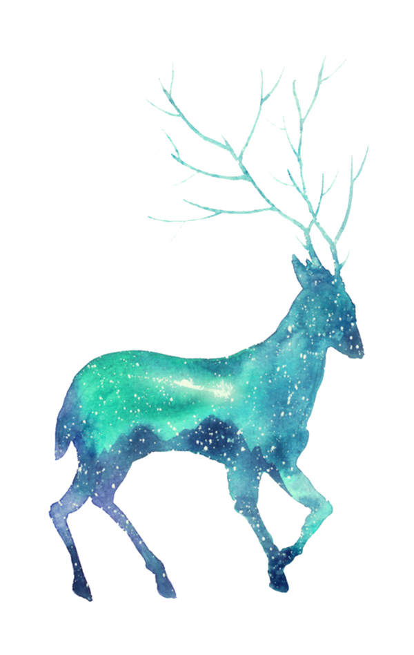 Transparent Deer Tshirt Christmas Wildlife for Christmas