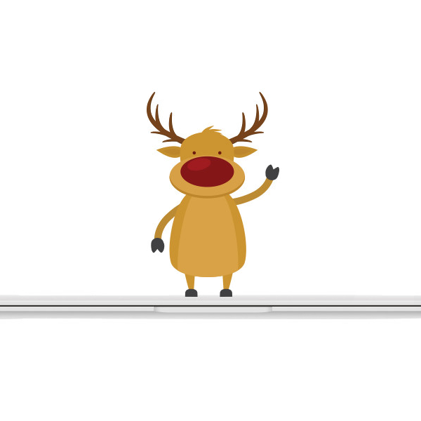 Transparent Reindeer Santa Claus Christmas Deer Horn for Christmas