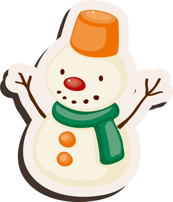 Transparent Snowman Christmas Snow Food for Christmas