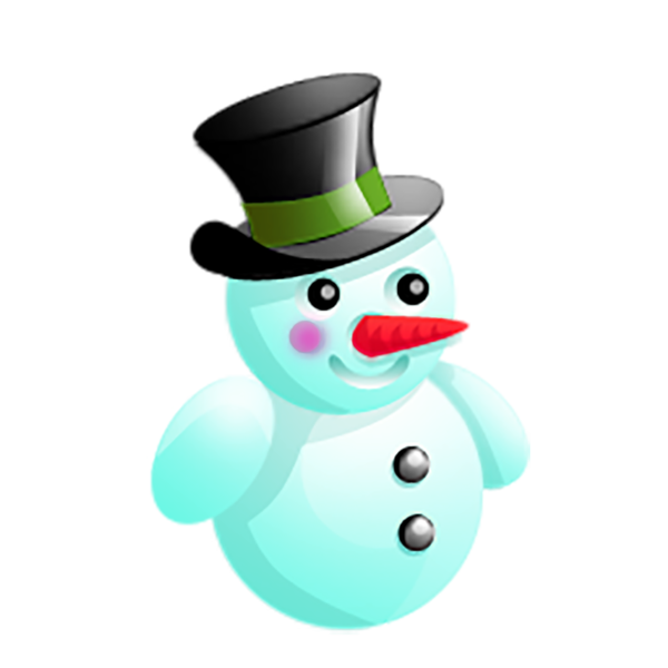 Transparent Snowman Christmas Emoticon for Christmas