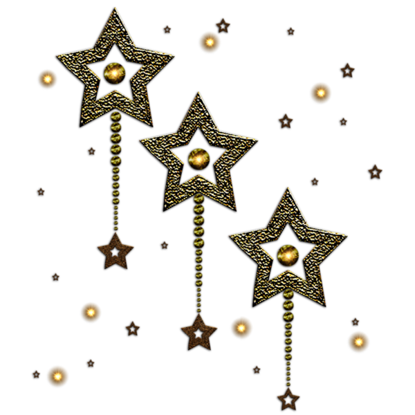 Transparent Star Person Line for Christmas