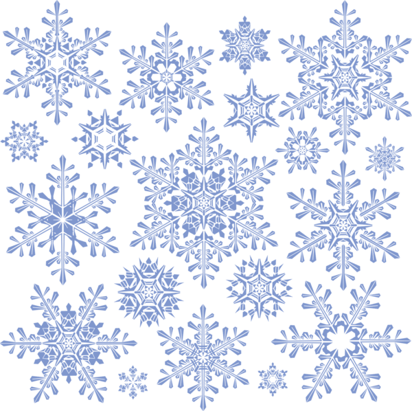 Transparent Snowflake Snow Christmas Blue Symmetry for Christmas