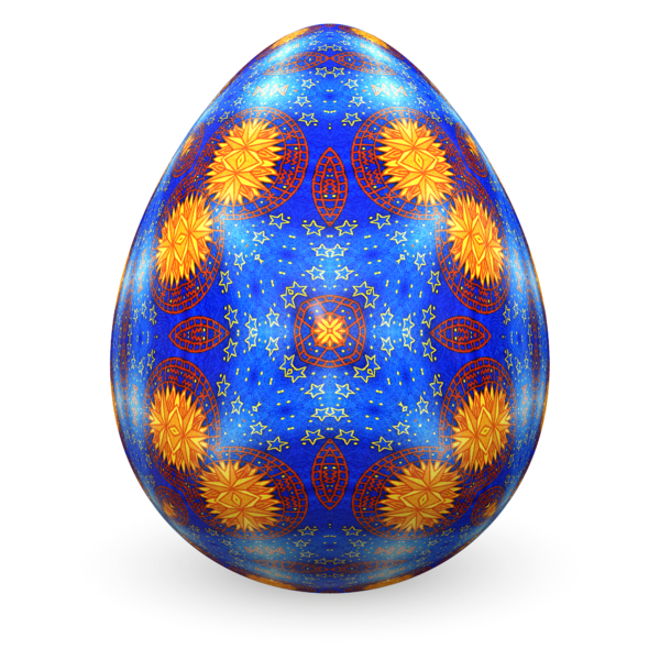 Transparent Easter Egg Easter Bunny Easter Cobalt Blue Sphere for Easter