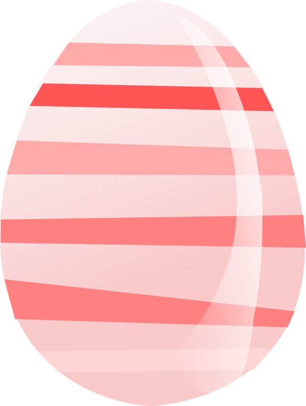 Transparent Easter Easter Egg Egg Pink Peach for Easter