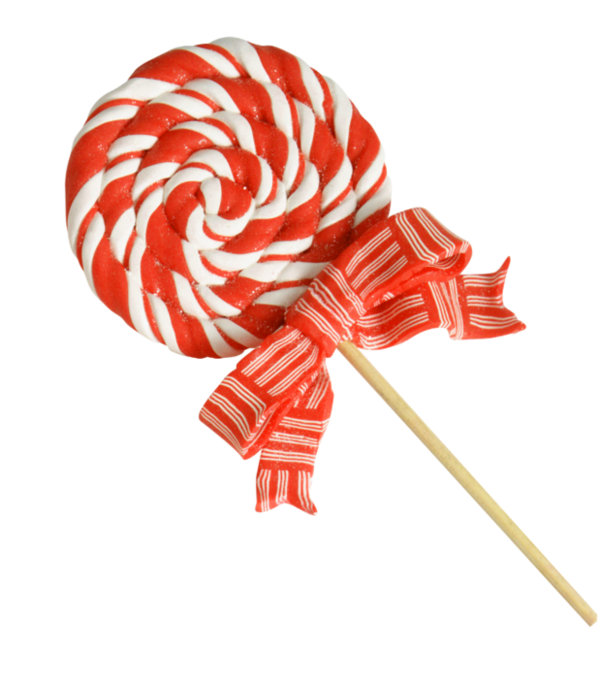 Transparent Lollipop Polkagris Candy Confectionery for Christmas