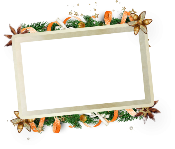 Transparent Picture Frames Christmas Text Picture Frame for Christmas