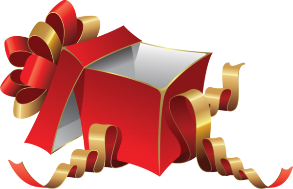 Transparent Gift Box Ribbon for Christmas