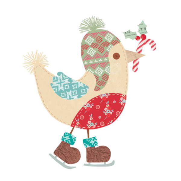Transparent Rooster Bird Chicken Poultry Christmas Ornament for Christmas