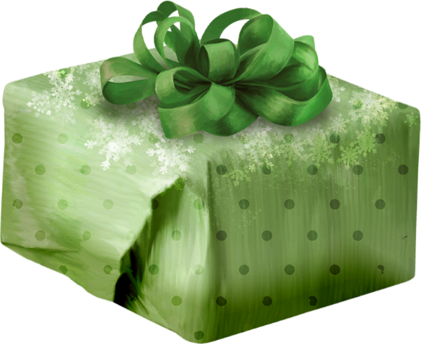 Transparent Gift Christmas Scrapbooking Green for Christmas