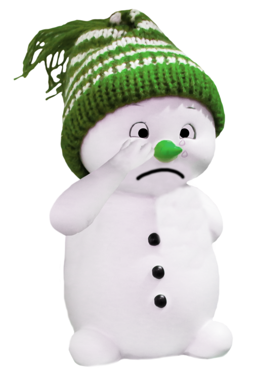 Transparent Snowman Winter Clothing Snow Stuffed Toy for Christmas