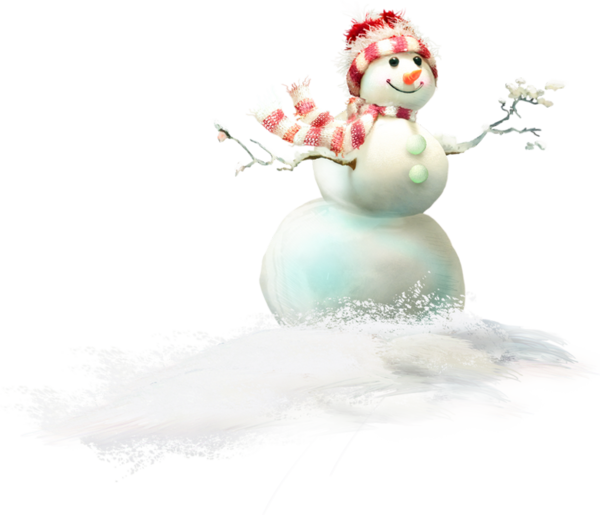 Transparent Snowman Droid 4 Winter Christmas Ornament for Christmas