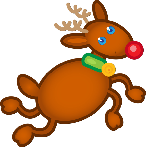Transparent Cartoon Reindeer Youtube Food Tail for Christmas