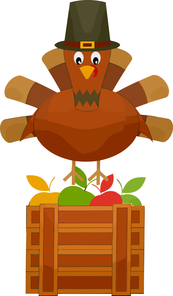 Transparent Thanksgiving Cartoon Bird for Harvest for Thanksgiving