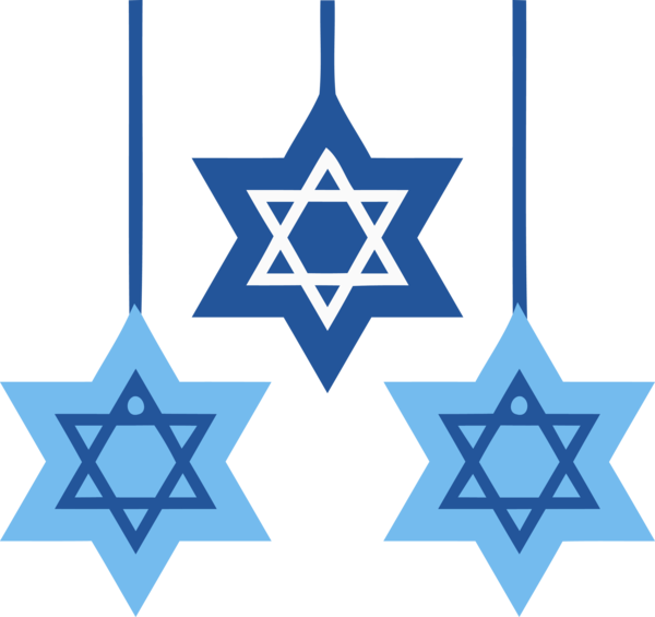 Transparent Hanukkah Electric blue Design Pattern for Happy Hanukkah for Hanukkah