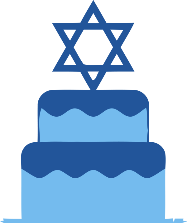 Transparent Hanukkah Blue Electric blue Baked goods for Happy Hanukkah for Hanukkah