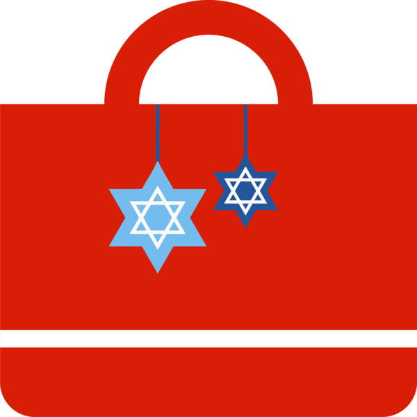 Transparent Hanukkah Red Flag for Happy Hanukkah for Hanukkah