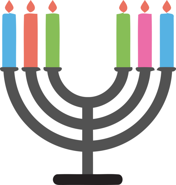 Transparent Hanukkah Menorah Candle holder Hanukkah for Hanukkah Candle for Hanukkah