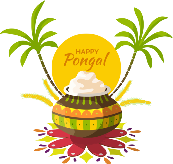 Transparent Pongal Leaf Tree Plant for Thai Pongal for Pongal